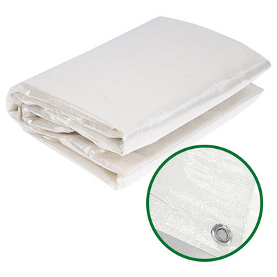Bâches en polyéthylène légères 160 g/m² 240 g/m² Durables Imperméables Anti-UV Rouleau de bâches en PE Vert Double