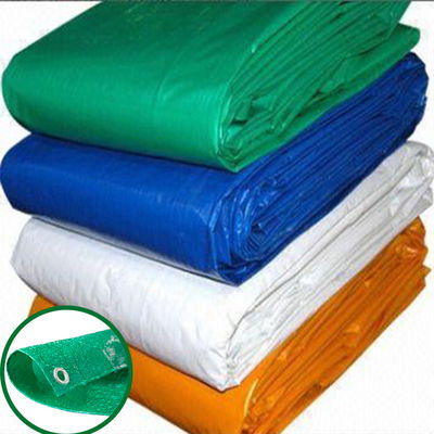 Bâches en polyéthylène légères 160 g/m² 240 g/m² Durables Imperméables Anti-UV Rouleau de bâches en PE Vert Double