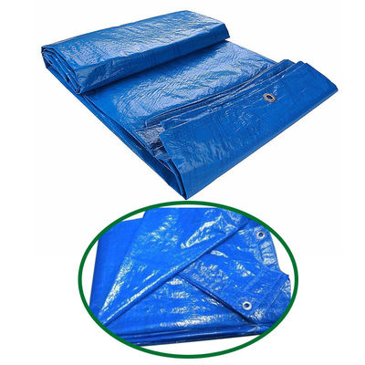 Bâches en polyéthylène légères 160 g/m² 240 g/m² Durables Imperméables Anti-UV Rouleau de bâches en PE Vert Double