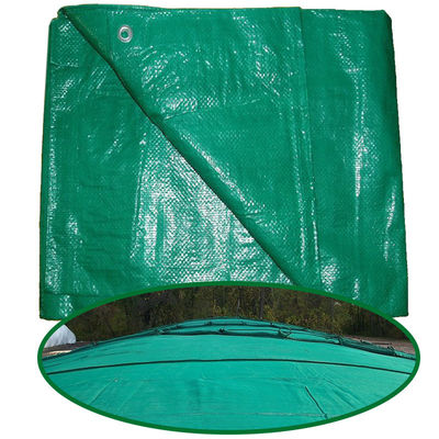 Bâches en polyéthylène légères 160 g/m² 240 g/m² Durables Imperméables Anti-UV Rouleau de bâches en PE Vert Double
