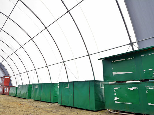 Auvent extérieur imperméable personnalisé en PVC, tunnel en polyéthylène, abri pour conteneur maritime