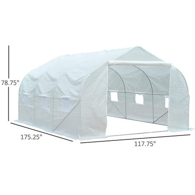 Serres agricoles Plantes de jardinage de bâches en PVC Fabricant de bâches transparentes Poly Tunnel